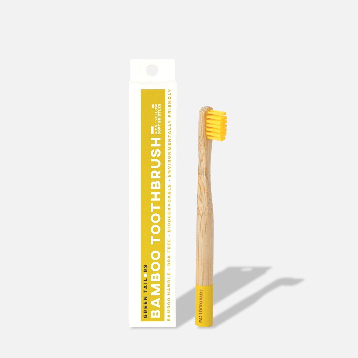 BAMBOO TOOTHBRUSH | Kid | Yellow | Soft bristles