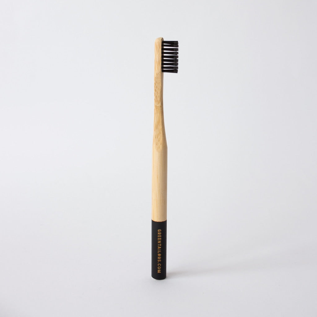 Bamboo Toothbrush | Adult Black Medium Bristles