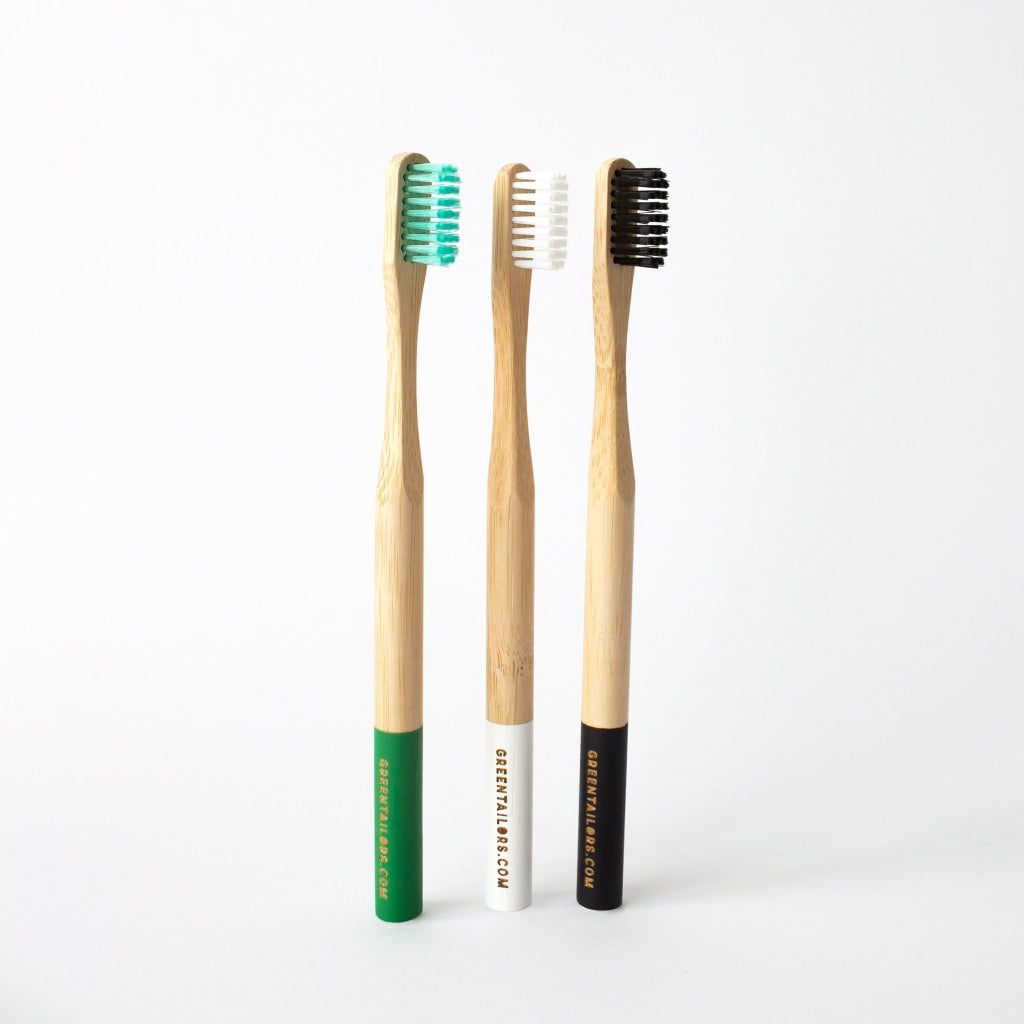 Bamboo Toothbrush | Adult Black Medium Bristles