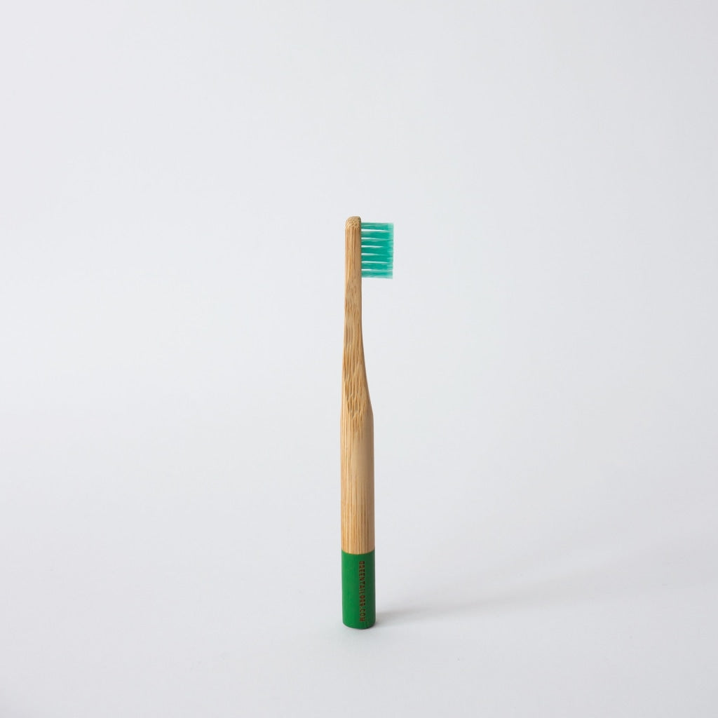 Bamboo Toothbrush | Kid Green Soft Bristles